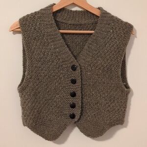 Handmade wool vest